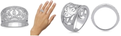 Enchanted Disney Fine Jewelry Enchanted Disney Fine Jewelry Diamond Cinderella Carriage Ring (1/3 ct. t.w.) in 14k White Gold